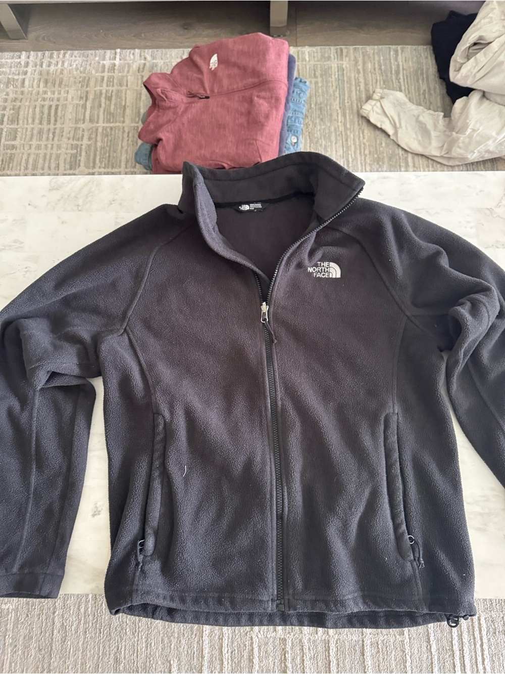 The North Face Men's Black Sherpa Fleece Jacket
